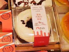 雪顶巧克力熔岩爆浆蛋糕-幸福鸟动物奶油生日蛋糕(军校店)