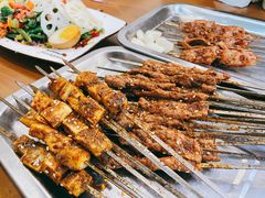 烤肉-秦君宝手擀菠菜面(金花路店)