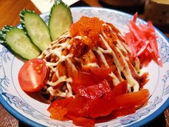 赤焰帝黄蟹腿金枪鱼盖饭-二丁目食堂(铁西星摩尔店)