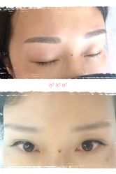 -西施无菌半永久纹绣眉眼影唇轻增发纹发际线