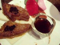 法式鹅肝配鱼子酱-尚雅铁板料理自助餐厅(乐松店)