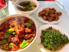 -胡老三家土菜馆·老店地方特色菜·招牌茅山地锅老鹅