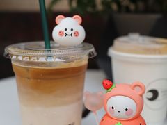 白色恋人透着一点酒香的拿铁-Bamboo Today Cafe(国创园店)