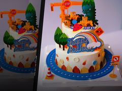 -咖咖熊蛋糕定制·英国蓝风车动物性淡奶油