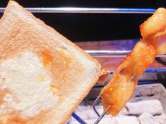 烤面包片-三个蒙古大叔羊肉串(大宁店)