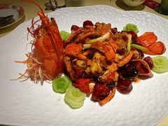 豆豉辣椒炒蓝龙虾-惠食佳(滨江大公馆店)