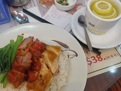 叉烧拼油鸡-兰芳园(上环店)