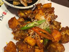 香辣炸鸡块-三代烤肉(保利广场店)