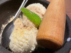 石烧香草冰淇淋-烧肉达人•炭火烧肉(新天地店)