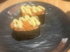 火炙三文鱼寿司-禾绿回转寿司(苏宁广场店)