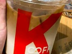 燕麦拿铁风味冰品K飓风-肯德基(年家浜店)