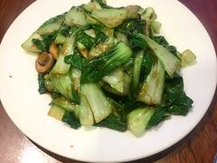 口蘑炒青菜-李记白水羊头·清真老味家常菜(石景山店)