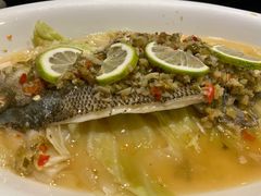 青柠檬泰椒蒸鲈鱼-金翠河烧鹅粤式茶餐厅(龙湖三千集天街店)