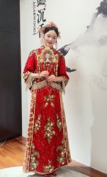 -懿沉香中式嫁衣礼服秀禾服龙凤褂马来褂旗袍总店