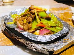 铁板黑椒牛肉-李记潮汕砂锅粥(营福路店)