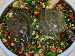 生腌梭子蟹-船梆煮•蒸汽海鲜·炉火烤肉(五四广场店)