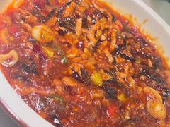 鱼香锅巴肉丝-刘胖子家常菜·蹄花焖藕(兴业店)