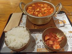 嫩豆腐辣汤-小韩屋韩国料理(上海湾店)