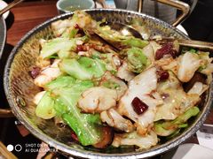 干锅手撕包心菜-望湘园·洞庭渔宴(浦江欢乐颂店)