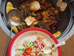 铁锅排骨炖鸡爪-那红花·东北菜铁锅炖(仙林金鹰店)