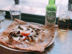 鸡蛋蘑菇熏肉荞麦可丽饼-RAC BAR(安福路店)