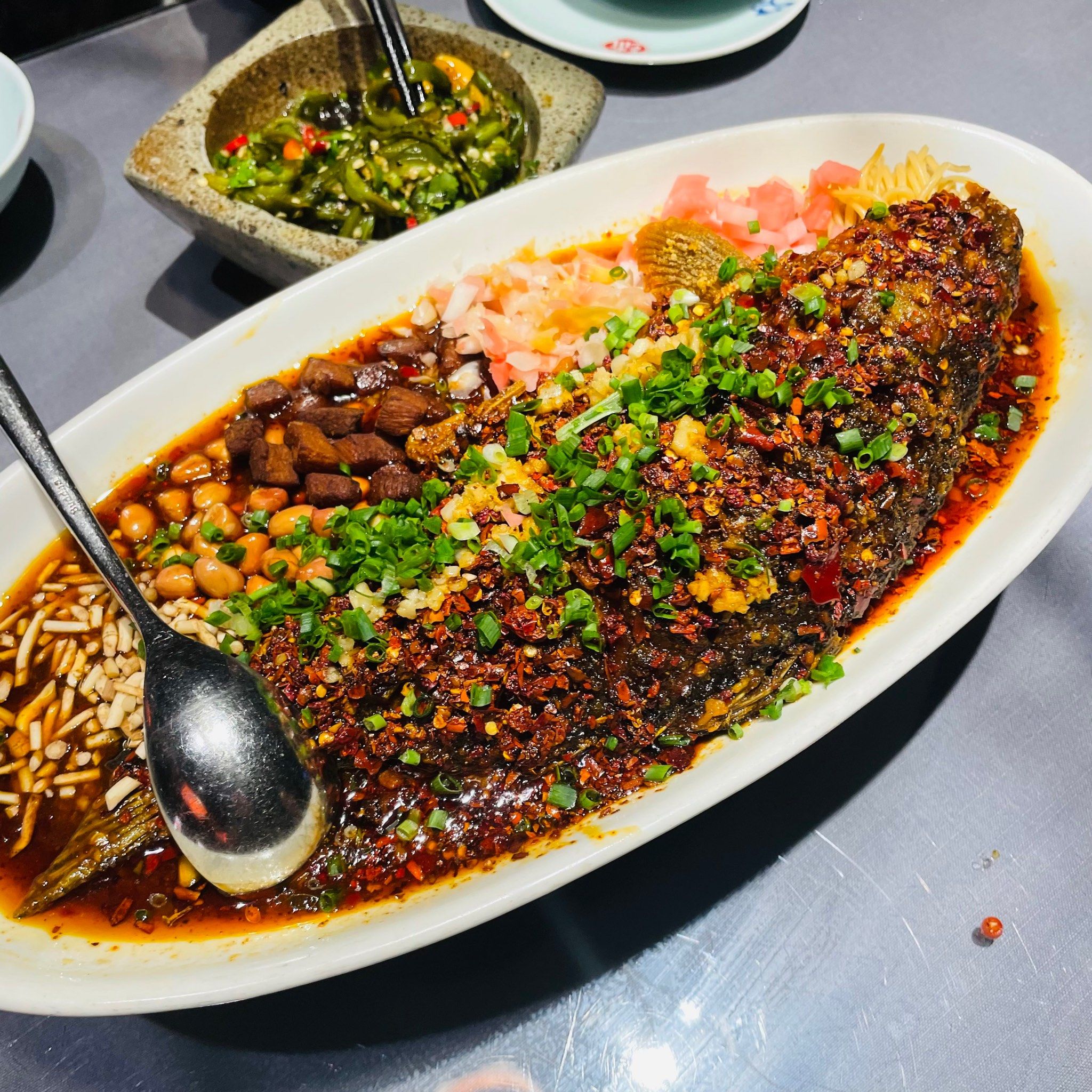 再来一条炝锅鱼