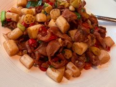 洪湖莲藕带炒鸡杂-洪湖水·新楚菜(人民大学店)