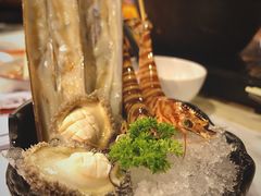 -鲜入围煮花胶鸡海鲜火锅