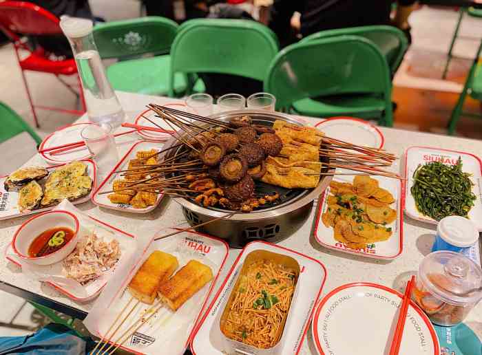 天台上见烧烤大排档(卓悦汇店)-"在深圳在商场隔壁有一个天台上,晚上