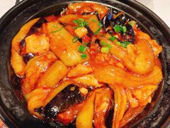 咸鱼鸡粒茄子煲-肥仔文澳门猪骨煲(南京西路店)