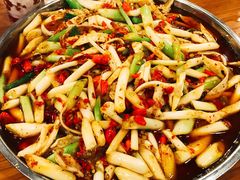 爆炒黄喉-邱金小炒·30 年盐帮江湖菜(自贡店)