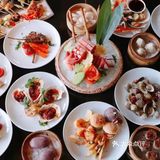 5.9折、4折抢环球港凯悦酒店双人自助餐、六人餐