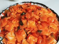 西红柿鸡蛋炒面片-帕米尔食府(白云观店)