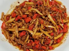 鱿鱼炒肉丝-天下客饭店(中山路店)