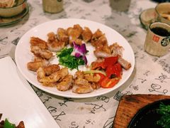 炸竹肠-朕悦鹧鸪饭私房菜