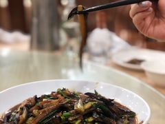 茄子炒韭菜毛头-东康桂家农庄