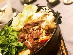 雪花牛肉寿喜锅-隐泉之语日式料理(王府中环店)