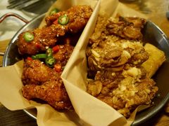 炸鸡翅一半一半-富乐满韩国正宗炸鸡韩国料理(虹泉路店)