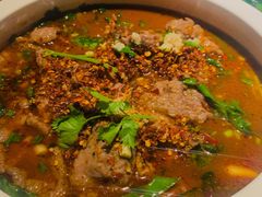 水煮肉片-绿茶餐厅(光谷世界城步行街店)