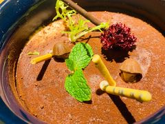 椰香盆栽奶豆腐-胡马八破·川菜小馆(高新万达店)