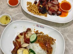 叉烧油鸡饭-了凡香港油鸡饭面(大成店)