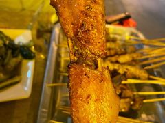 鸡翅&nbsp;蒜苔-京朋串屋·烧烤(望京西路总店)