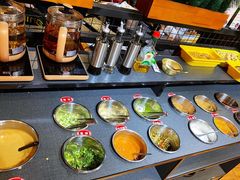 自助调料区-火炉旺烤肉啤酒屋(沈北创始店)