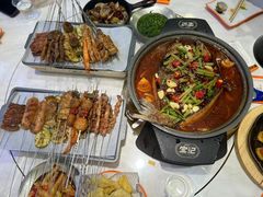 -宝记烧烤·碳锅羊肉·羊蝎子火锅·夜食社(文体路创始店)