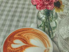 拿铁咖啡-翠贝卡&Mama Kelly Brunch Coffee(河西店)