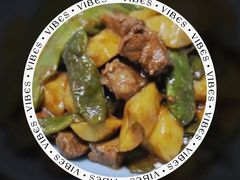 排骨炖油豆角-一轩饺子馆(丽都店)