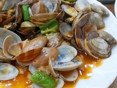 姜葱炒花甲-七鲜渔港美食餐厅(巽寮湾海景店)