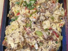 铁板鱼肠蛋-潮喜竹溪荔湖酒家(荔枝湾店)