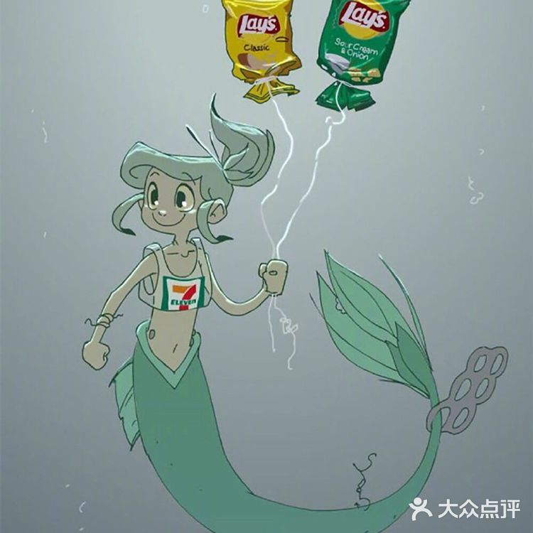 [撇嘴]当海洋被污染后，小美人鱼会变成什么样的呢？