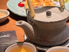 松茸海鲜汤土瓶蒸-水之惠鲜鱼料理(王府大街店)